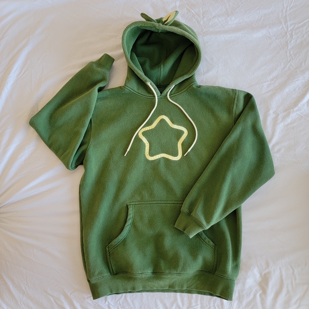 Sykkuno Merch Hoodie Sweatshirt Leaf Long Sleeve Size M - YouTuber